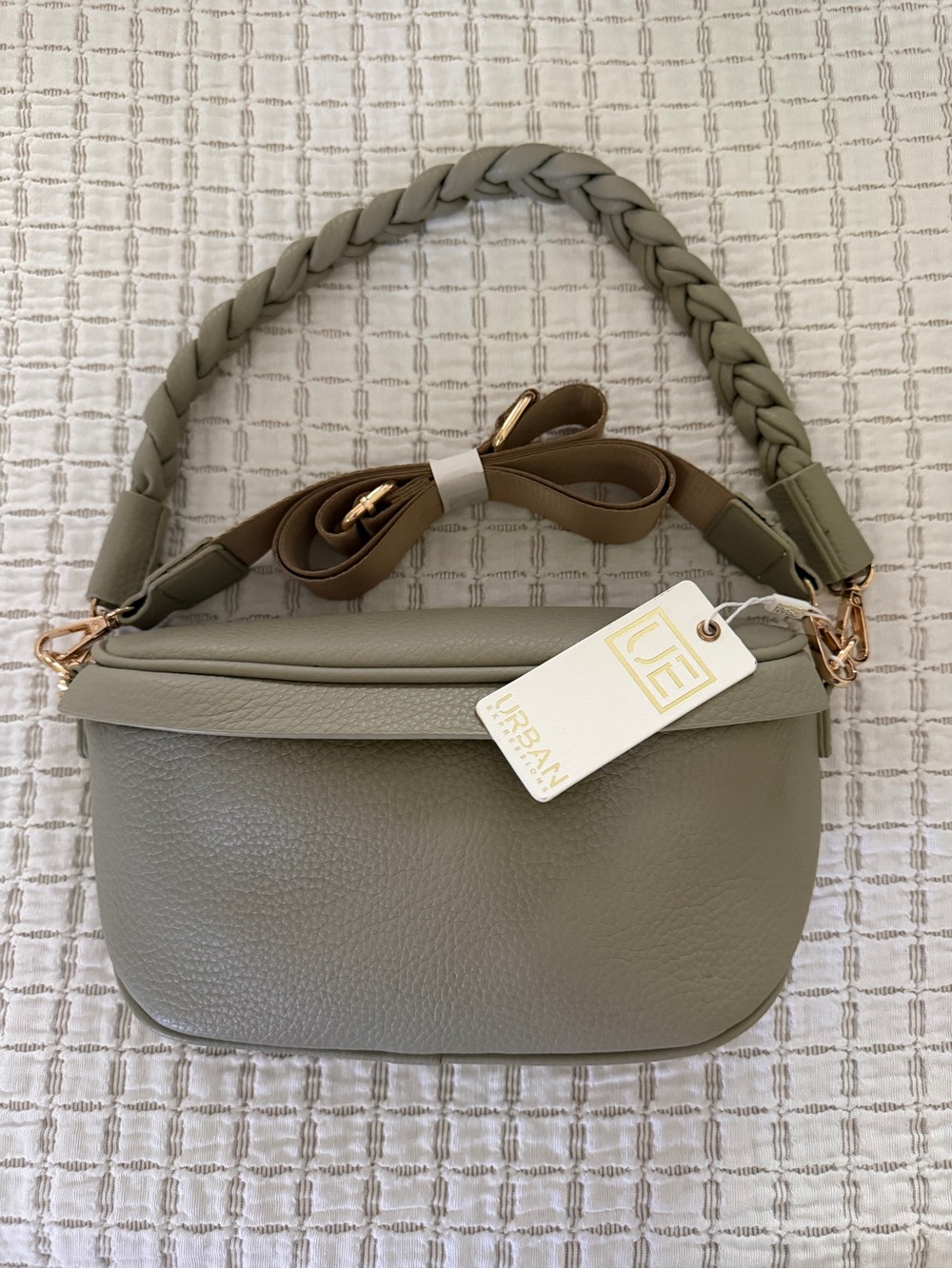 Urban Expressions Laney Crossbody Bag Sage Green NWT Convertible Bag